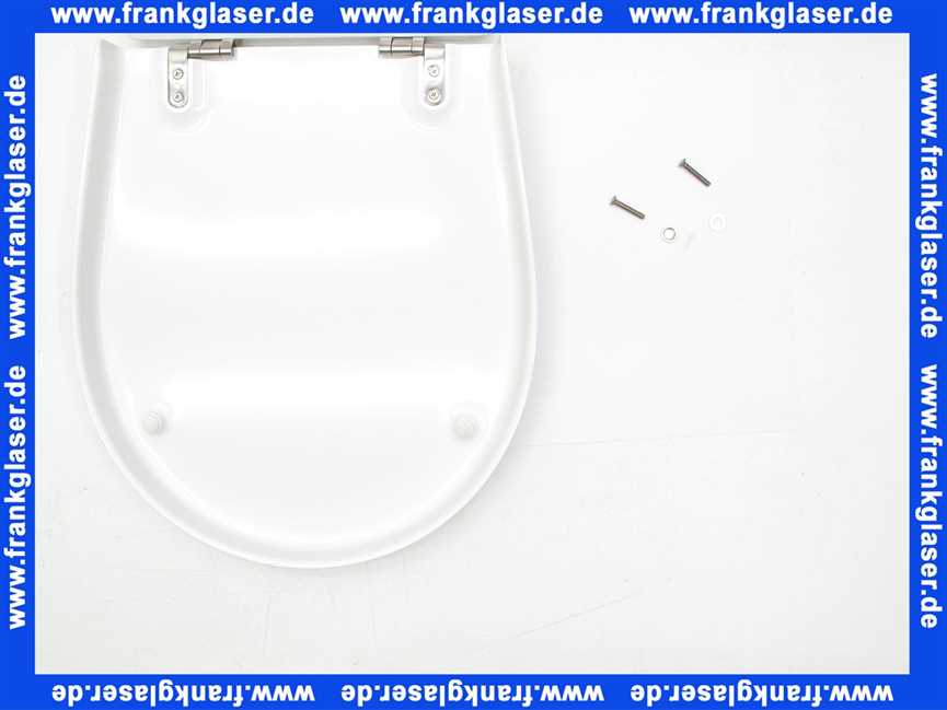 571150 Keramag WC-Sitz Visit mit Deckel Scharniere Edelstahl, weiss