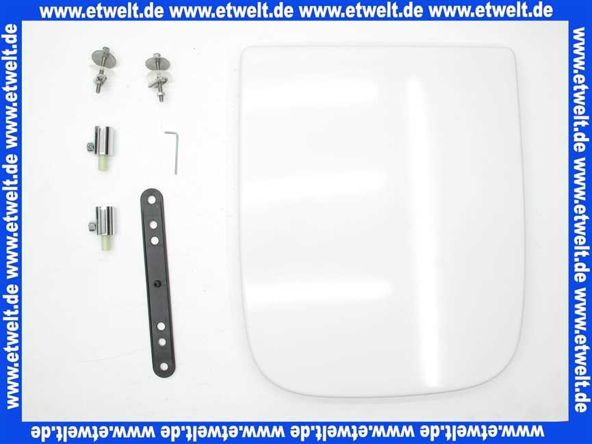 572120 Keramag WC-Sitz Renova Plan weiss mit Metalschanier, mit Absenkautomatik