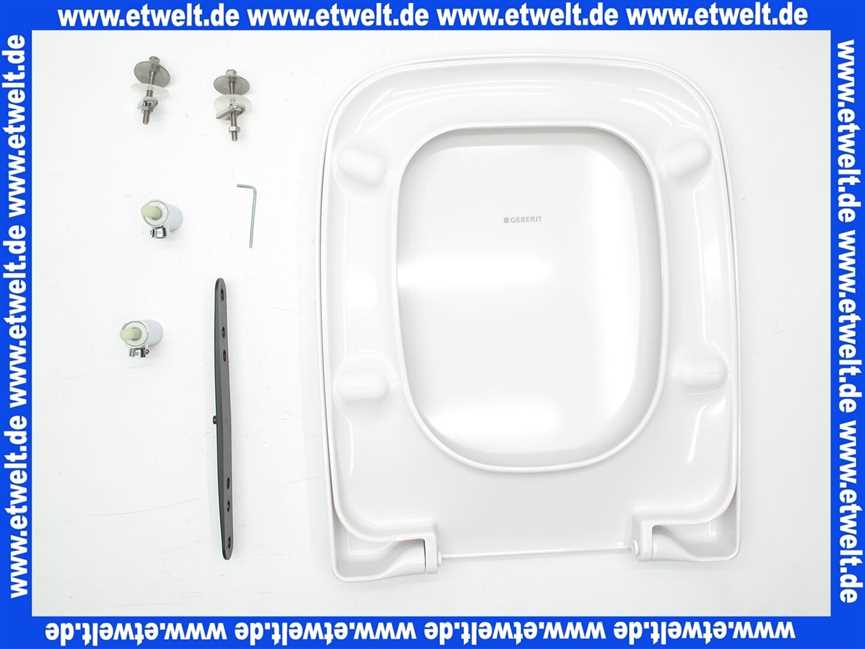 572120 Keramag WC-Sitz Renova Plan weiss mit Metalschanier, mit Absenkautomatik