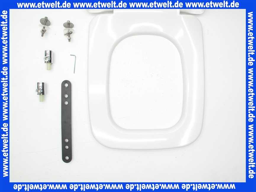 572120 Keramag WC-Sitz Renova Plan weiss mit Metalschanier, mit Absenkautomatik