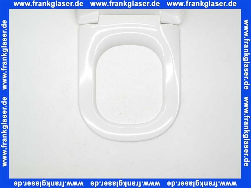 572140 Keramag WC-Sitz Renova Plan, mit Deckel bis 07/09 Scharniere Edelstahl, weiss