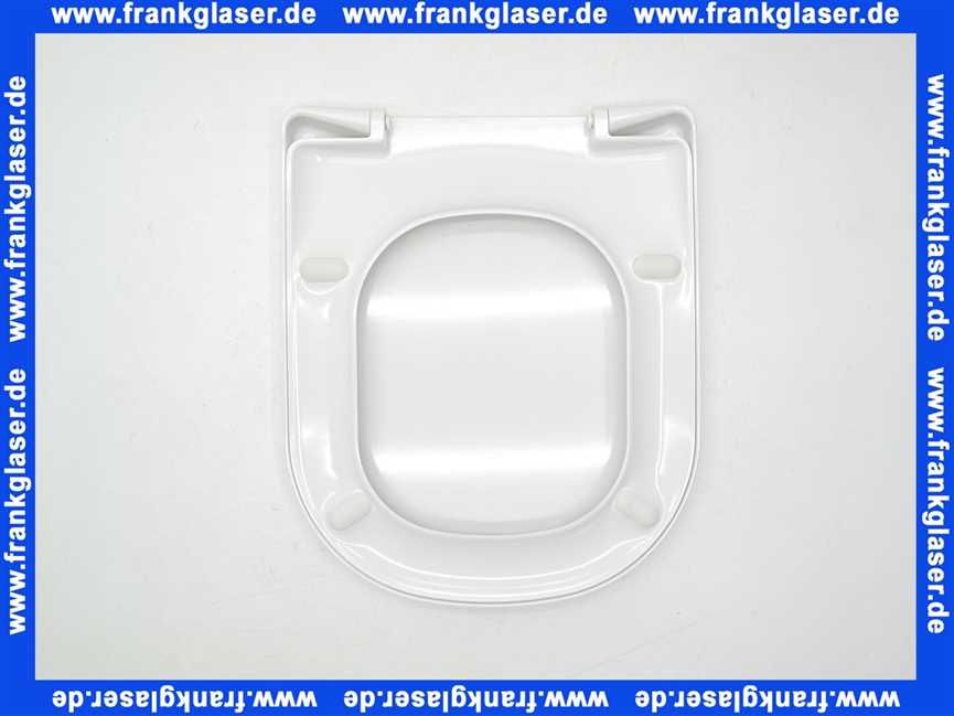 572140 Keramag WC-Sitz Renova Plan, mit Deckel bis 07/09 Scharniere Edelstahl, weiss