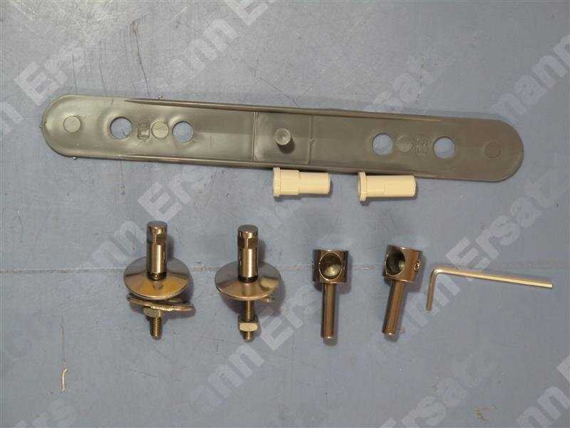 598154 Keramag Edelstahlscharniere Joly ohne Absenkautomatik