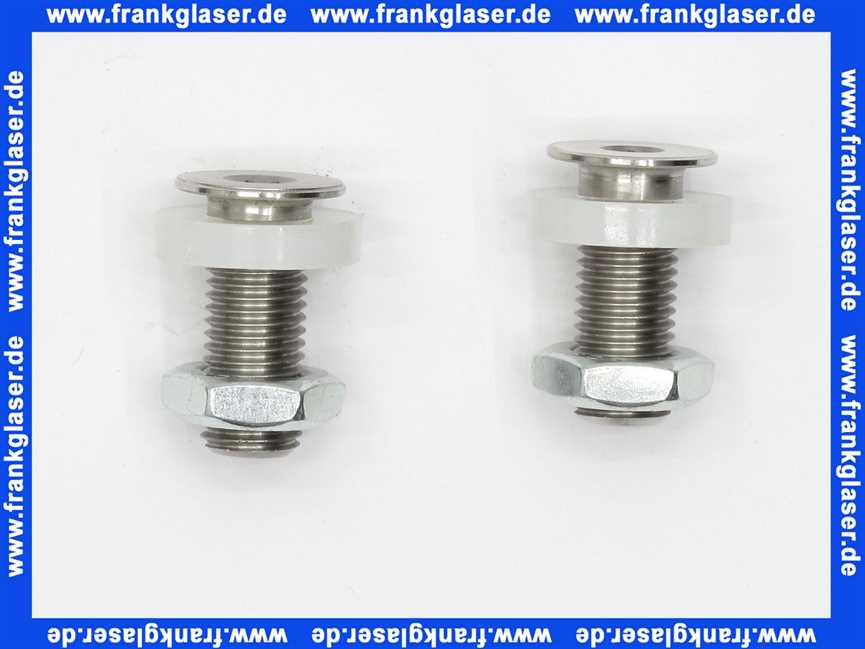 598175000 Keramag Befestigung Gewindehülse für Scharnier zu WC-Sitz Befestigung von vorne