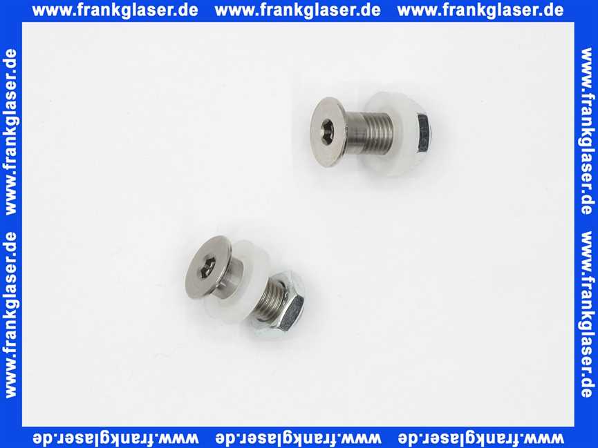 598175000 Keramag Befestigung Gewindehülse für Scharnier zu WC-Sitz Befestigung von vorne