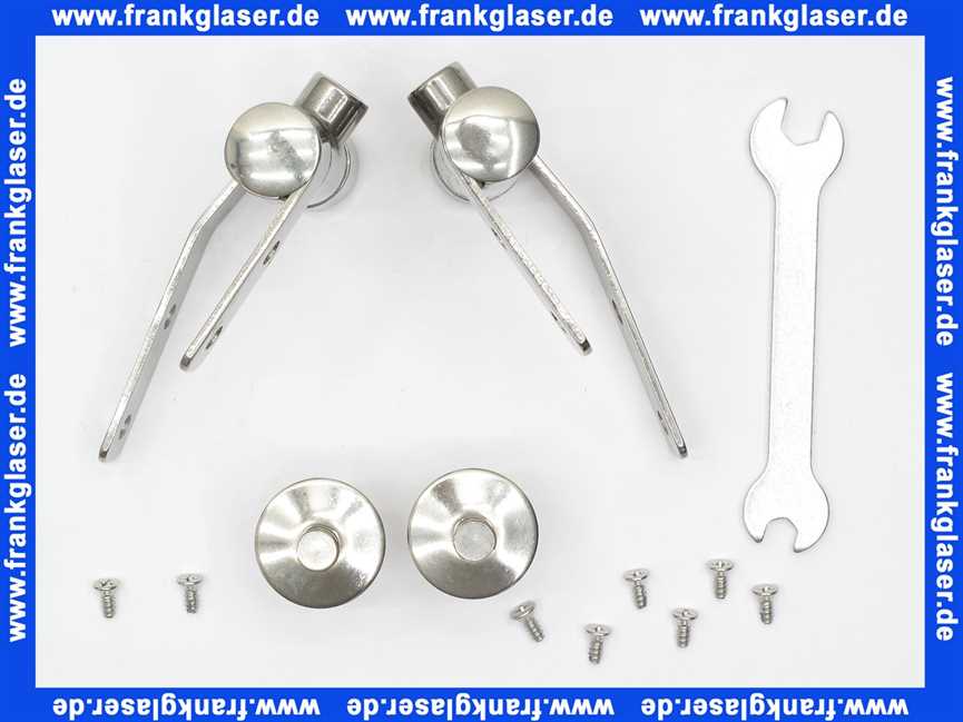 598182 Keramag Scharniersatz zu Cassini WC Sitz mit Absenkautomatik 575210