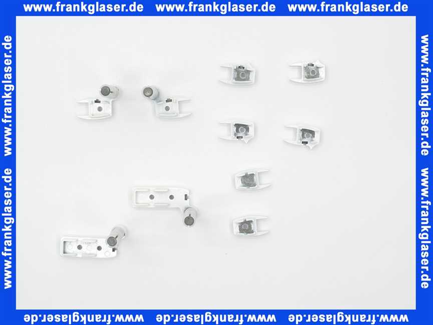 2533865 Kermi Gelenksatz für Vario Faltwand 2teilig Weiss