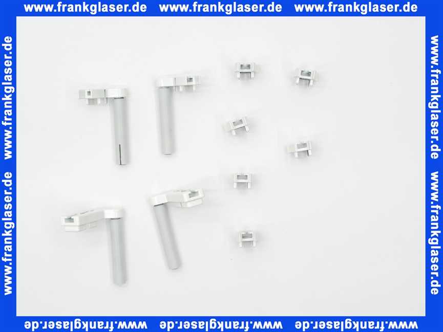 2533865 Kermi Gelenksatz für Vario Faltwand 2teilig Weiss