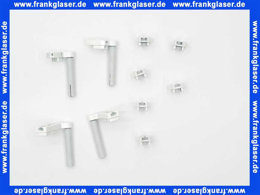 2533865 Kermi Gelenksatz für Vario Faltwand 2teilig Weiss