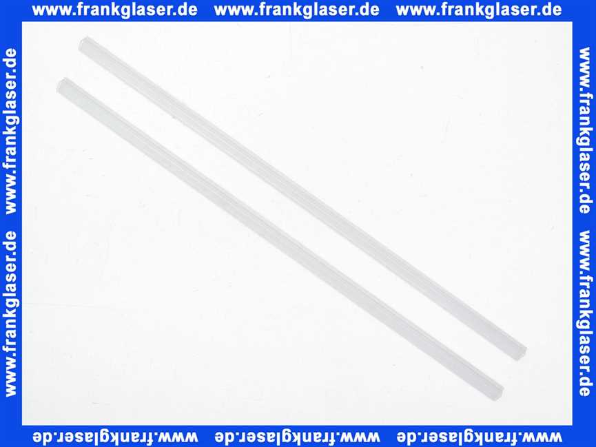 Kermi waagerechte Dichtungen Dichtleisten für Pendeltüren 2 Stück 550 mm lang 2534045