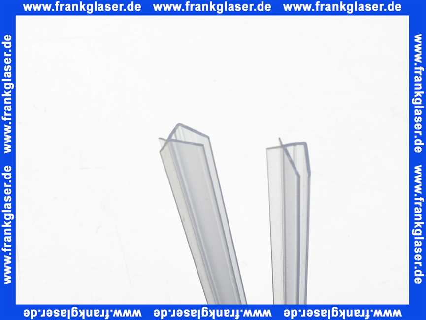 Kermi waagerechte Dichtungen Dichtleisten für Pendeltüren 2 Stück 550 mm lang 2534045