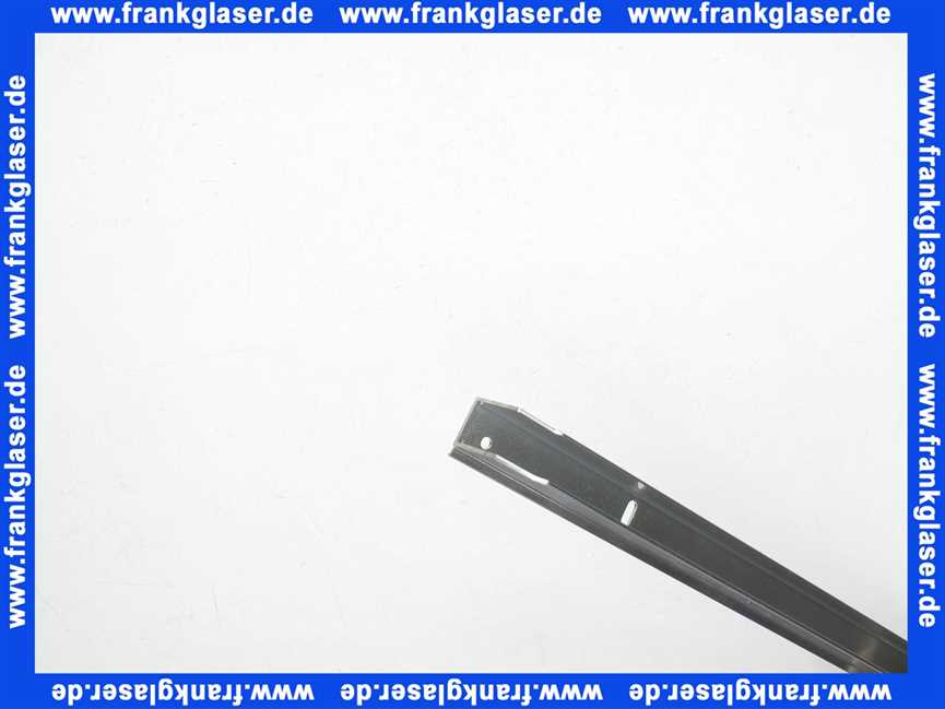3201A Kermi Wandanschlussprofil AT1WL6 Hoehe 2000mm Silber Hochglanz