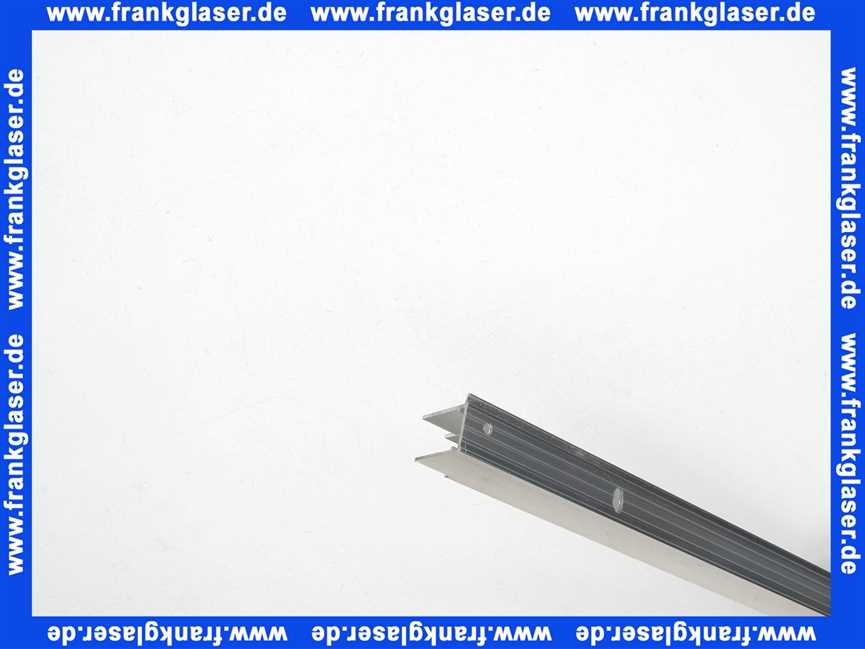 3201A Kermi Wandanschlussprofil AT1WL6 Hoehe 2000mm Silber Hochglanz