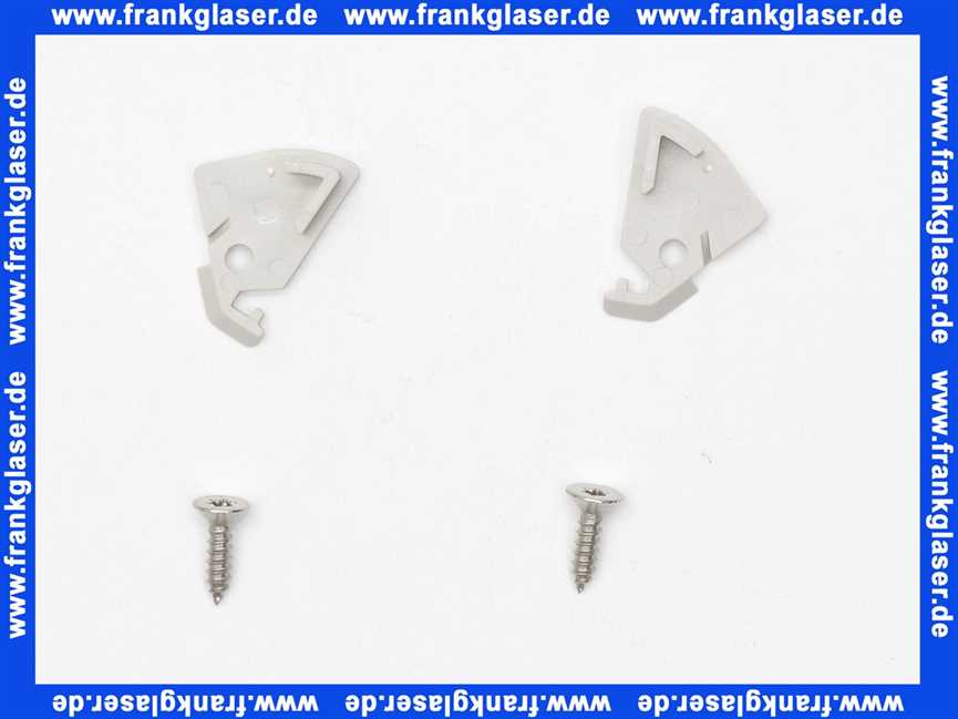 4287RL Kermi Abdeckung Türleiste rechts und links komplett mit Schrauben