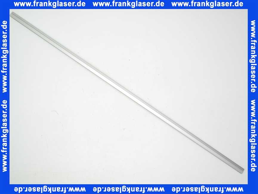 46100A Kermi Rahmenprofil zu Vario 2000 V2FW36 H: 1400 mm, Alu matt