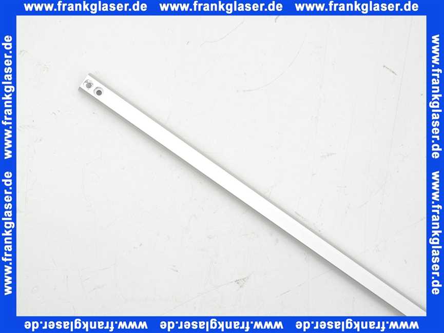 46100A Kermi Rahmenprofil zu Vario 2000 V2FW36 H: 1400 mm, Alu matt