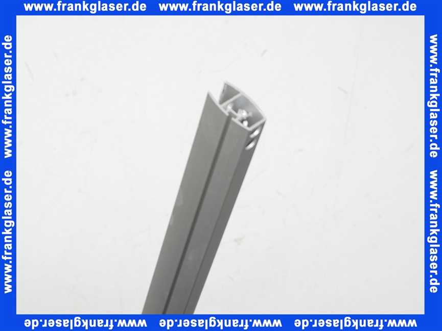 46100A Kermi Rahmenprofil zu Vario 2000 V2FW36 H: 1400 mm, Alu matt