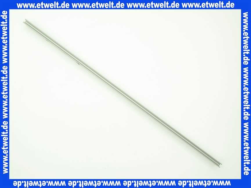 46102A Kermi Flügelprofil waagerecht zu Vario 2000 FW3 silber matt 500 mm