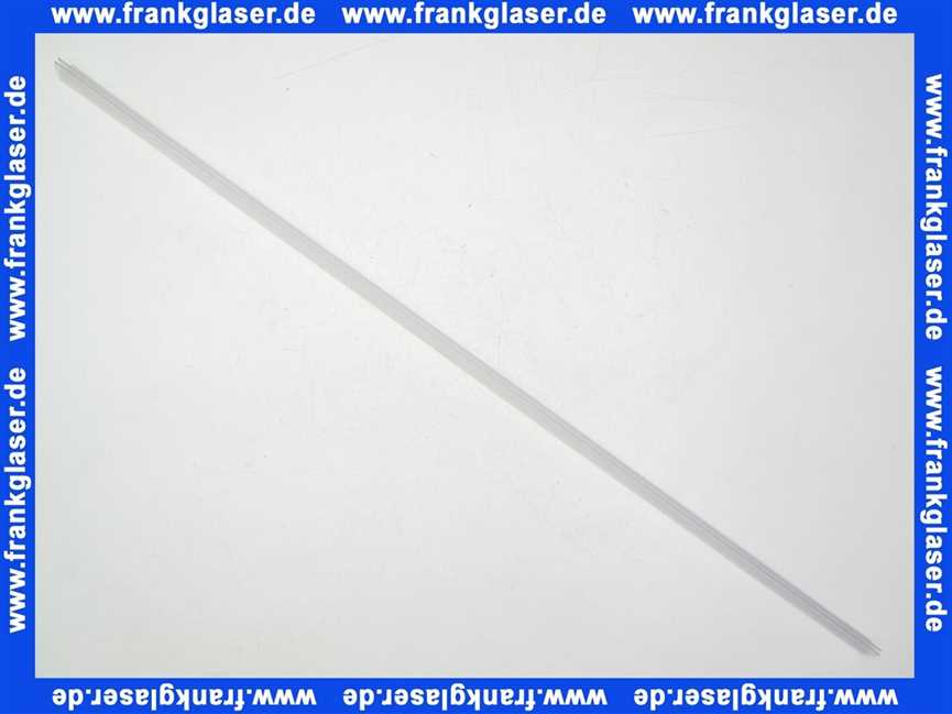 5134 Kermi Waagerechte Dichtleiste für Rialto XS gerade Bauform