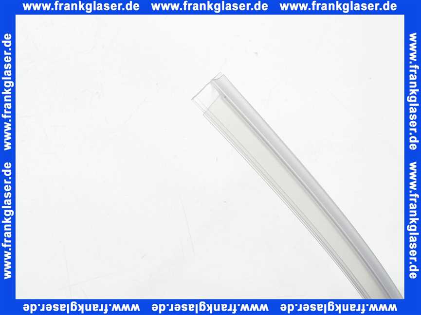 6069 Kermi Gleitdichtung für Duschabtrennung Bella ERD 1/4 Kreis Baujahr 1992