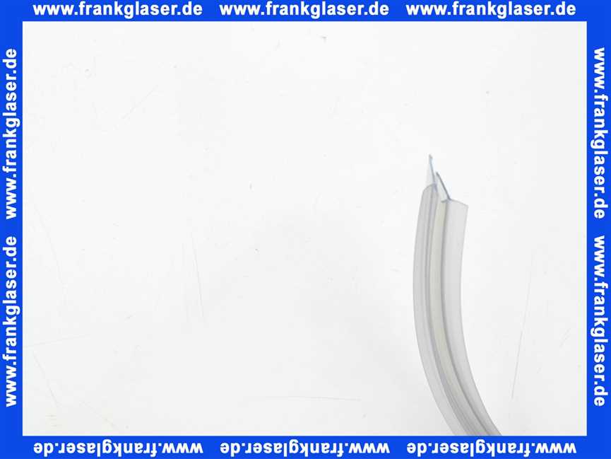 6069 Kermi Gleitdichtung für Duschabtrennung Bella ERD 1/4 Kreis Baujahr 1992