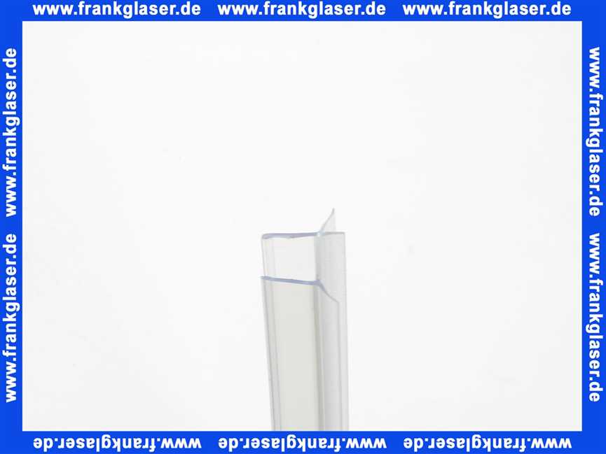 669 Kermi Dichtprofil für Serie Bella waagerecht in Silber