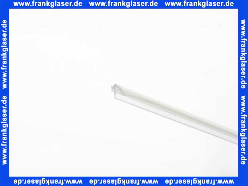 8306 Kermi Dichtprofil senkrecht für Serie Bella in Silber