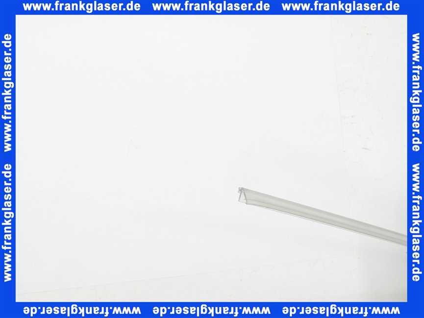 8306 Kermi Dichtprofil senkrecht für Serie Bella in Silber