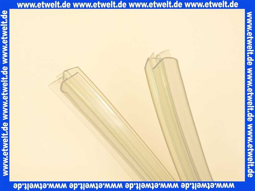 Kermi Atea Dichtleiste Dachrinnenform Radius 550mm für AT P55