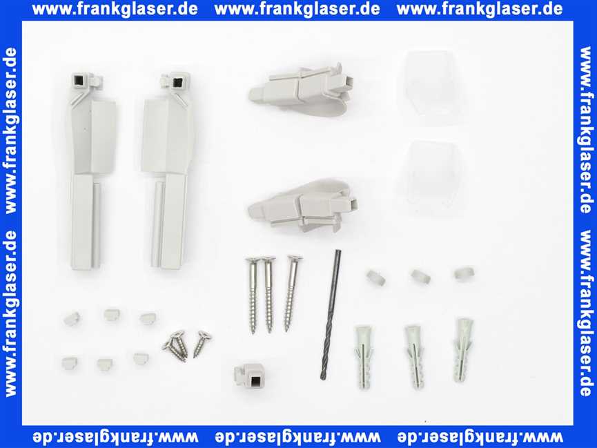 V2FW3 Kermi komplettes Zubehör zu Duschtüre