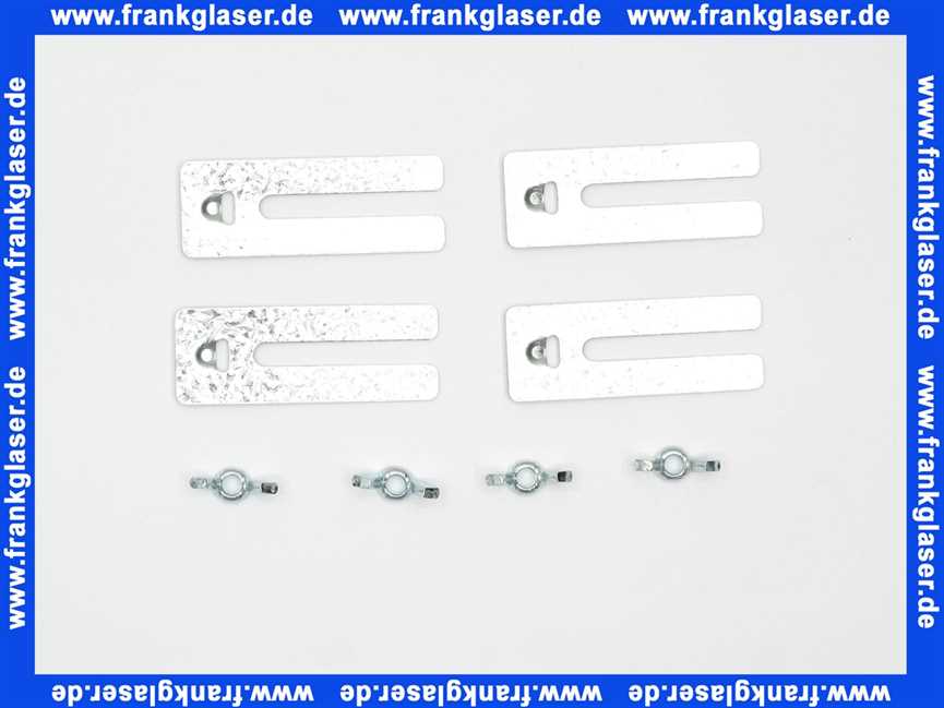 ZK01170001 Kermi Einstecklaschen für Blendrahmen im Set (4 Stück) für Verteilerschrank UP der Serie X-Net