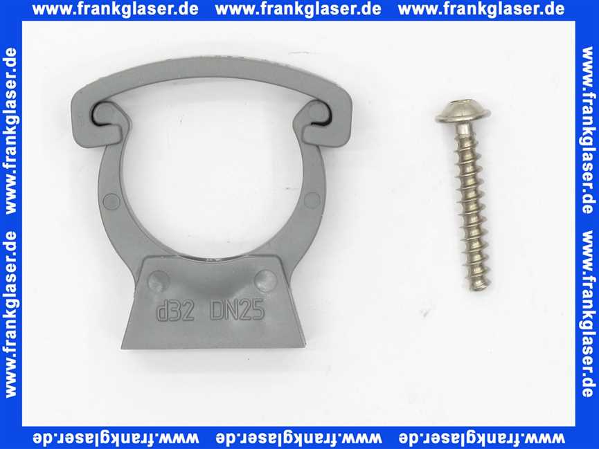 Kessel Befestigung für Tauchrohr für Aqualift S, Sicherungsklip, Schraube 680777