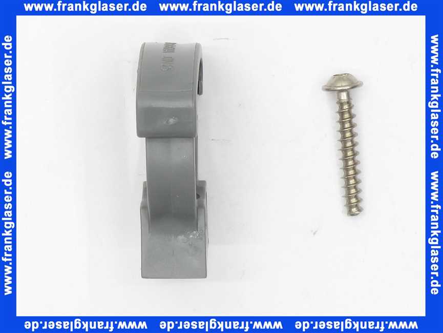 Kessel Befestigung für Tauchrohr für Aqualift S, Sicherungsklip, Schraube 680777