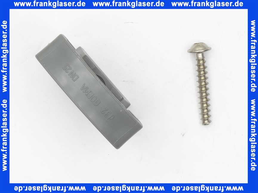 Kessel Befestigung für Tauchrohr für Aqualift S, Sicherungsklip, Schraube 680777