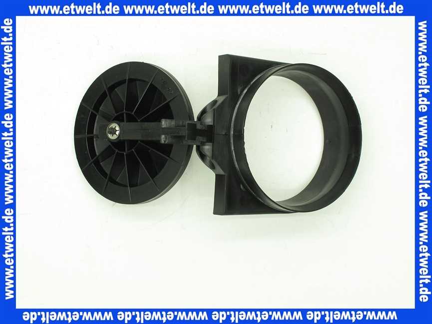 70104 Kessel Spreizrohr mit Klappe und Dichtung