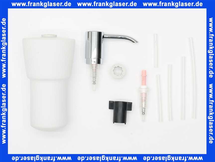 1853019000 Keuco Lotionspender Joly 01853, kpl., Opalglas mattiert, Pumpe verchromt