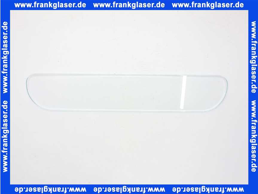 2110005600 Keuco Cristallinglas-Platte Astor 02110, 650 x 120 x 10 mm