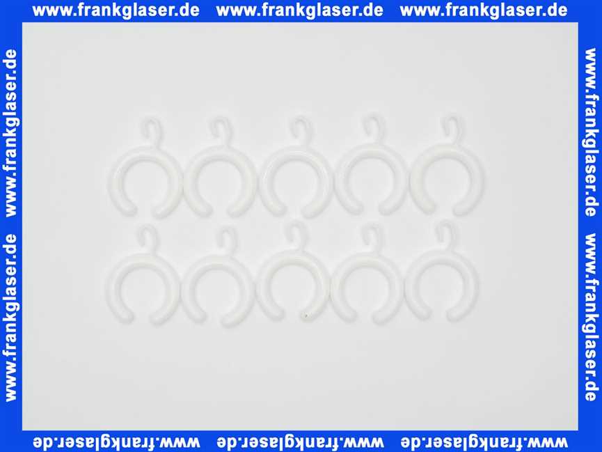 14927000103 Keuco Vorhangring Plan 14927, halboffen, VE 10, weiß