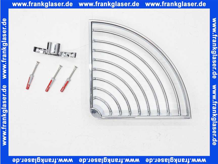 24944010000 Keuco Eckschwammkorb Seifenkörbe 24944, Drahtmodell,abnehmb.,H:47mm,verchromt