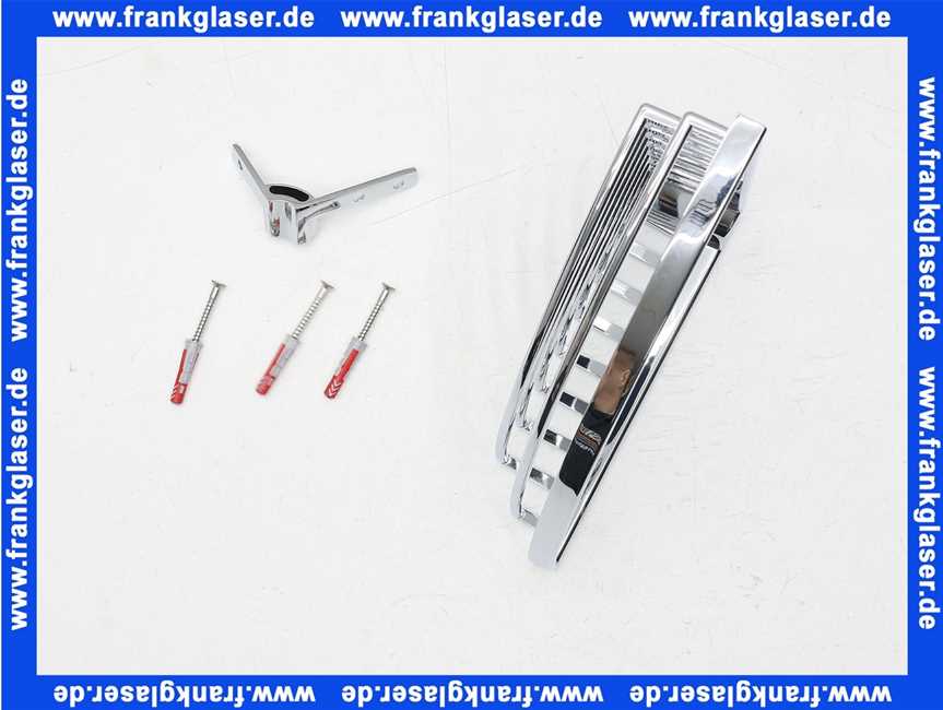 24944010000 Keuco Eckschwammkorb Seifenkörbe 24944, Drahtmodell,abnehmb.,H:47mm,verchromt