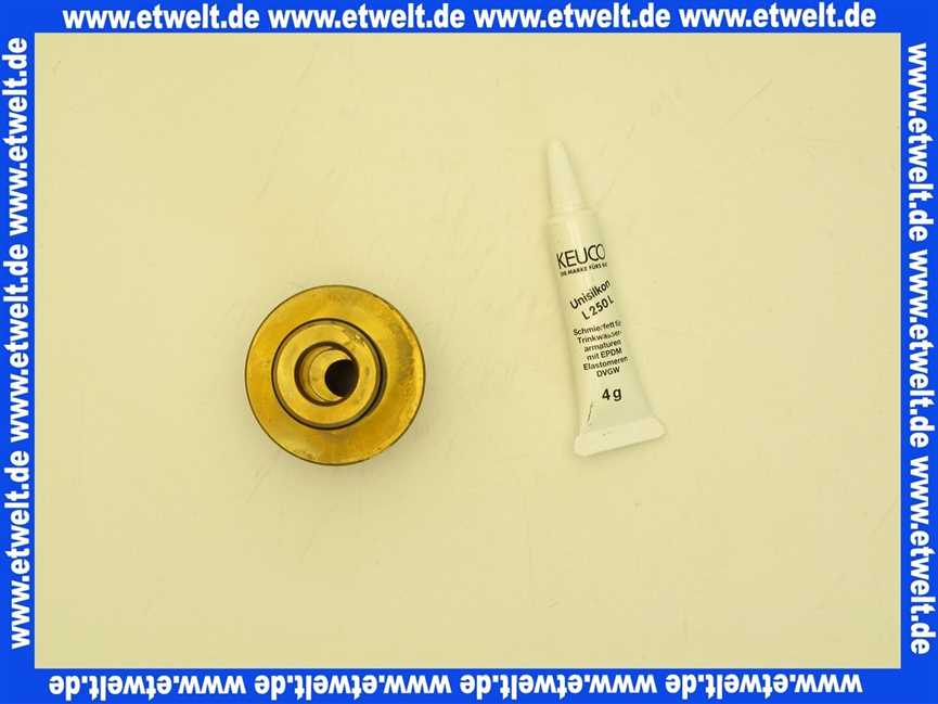 50100000131 Keuco S-Anschluß Ersatzt.Arm. 50100, mit O-Ringen, für 56028