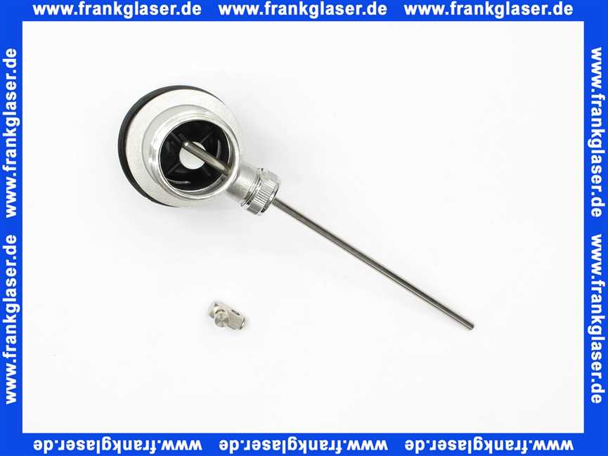 50100010019 Keuco Ablaufgarnitur Ersatzt.Arm. 50100, mit Verschluss, verchromt,