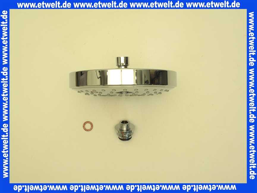 50100010130 Keuco Kopfbrause Ersatzt.Arm. 50100, verchromt, für 56028