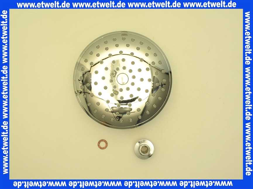 50100010130 Keuco Kopfbrause Ersatzt.Arm. 50100, verchromt, für 56028