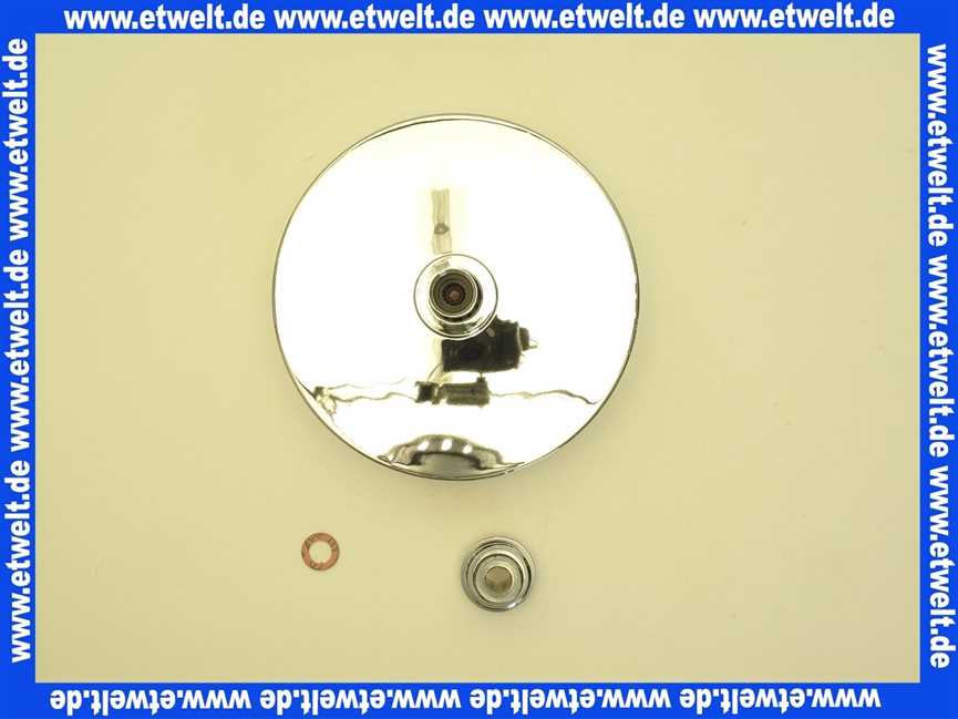 50100010130 Keuco Kopfbrause Ersatzt.Arm. 50100, verchromt, für 56028