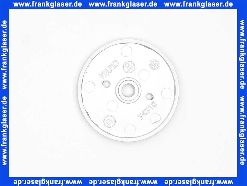 Keuco Fliesenausgl.sch. Ersatzt.ARM 50100 D55x5 Alu-finish 50100170726