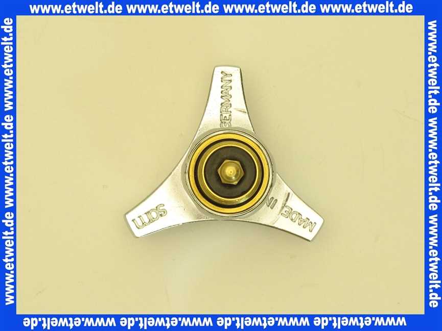 110010501 Kludi Oberteil 3/8 kalt mit Triasgriff verchromt