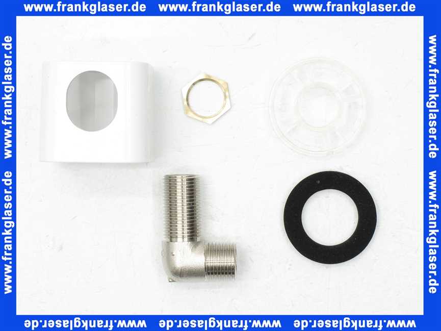 Kludi A-QA Schlauch-Anschlussbogen eigensicher weiß 6554343-00