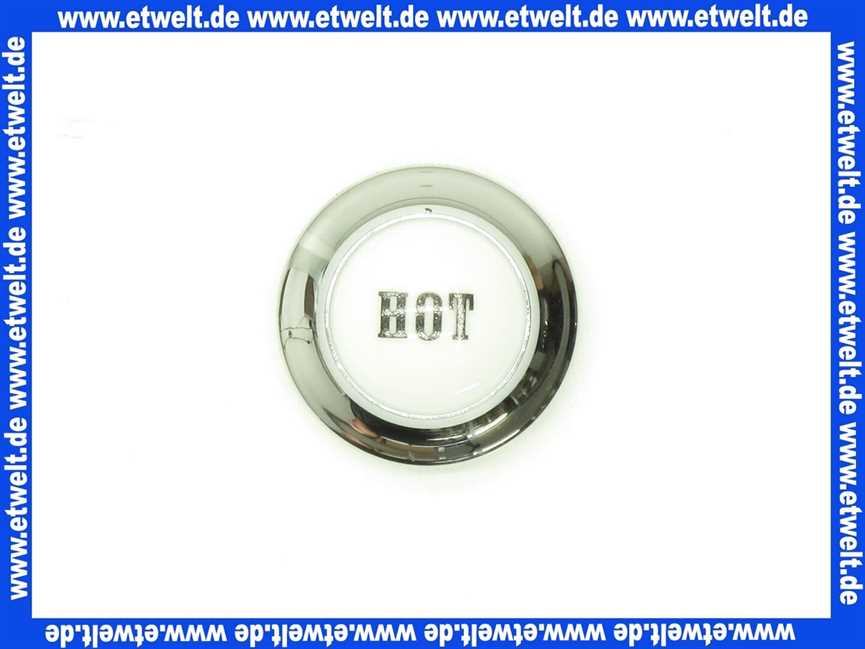 750230500 Kludi Ersatzteil Porzellanmarkierung Hot chrom