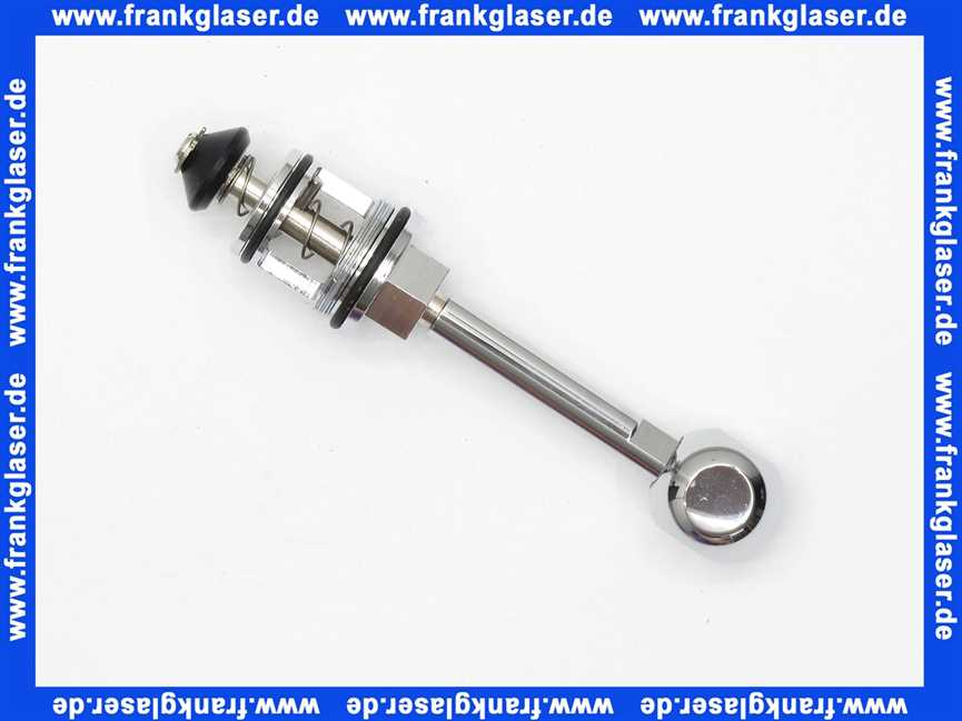 Kludi-Ersatzteil UP-Umstellung automatisch lang chrom 7523805-00